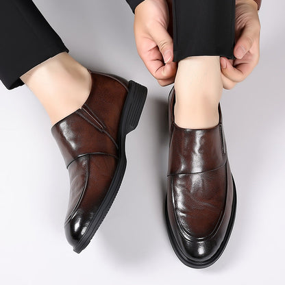 New men's British business casual leather shoes pointed loafers