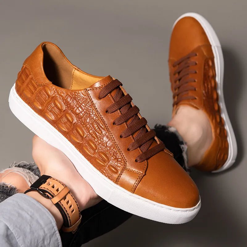 Calveto - Gatorra Leather Sneakers