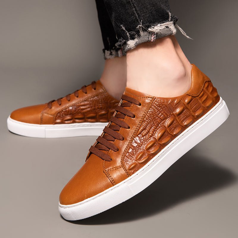Calveto - Gatorra Leather Sneakers