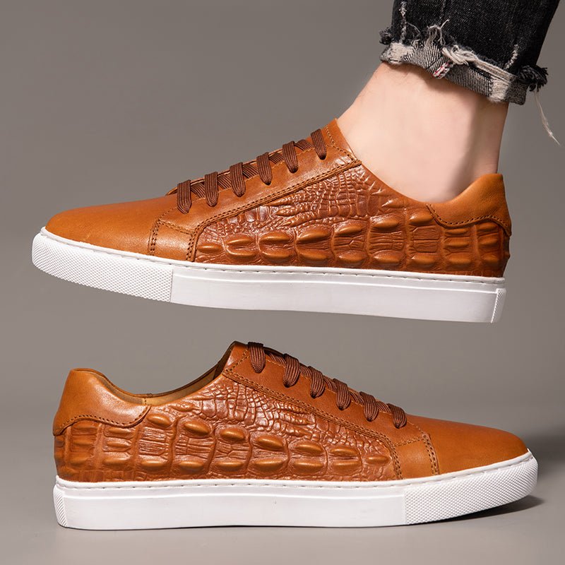 Calveto - Gatorra Leather Sneakers