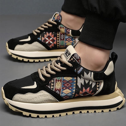Calveto Handmade Retro Casual Chunky Sneakers | Comfy Versatile Shoes