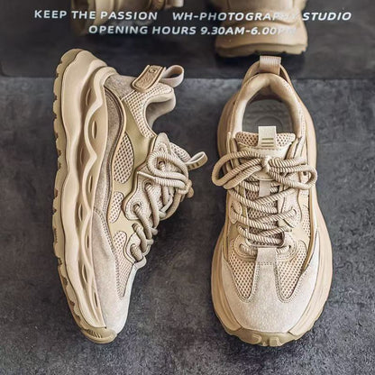 Calveto Handmade Retro Chunky Sneakers|Casual Jogging Shoes