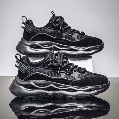 Calveto Handmade Retro Chunky Sneakers|Casual Jogging Shoes