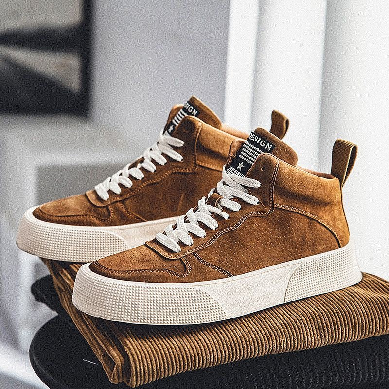 Calveto Handmade Retro Boots Fashion Casual Shoes