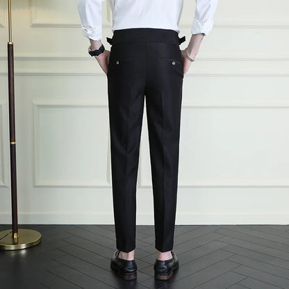 Calveto British Style Business Gentleman Suit Pants