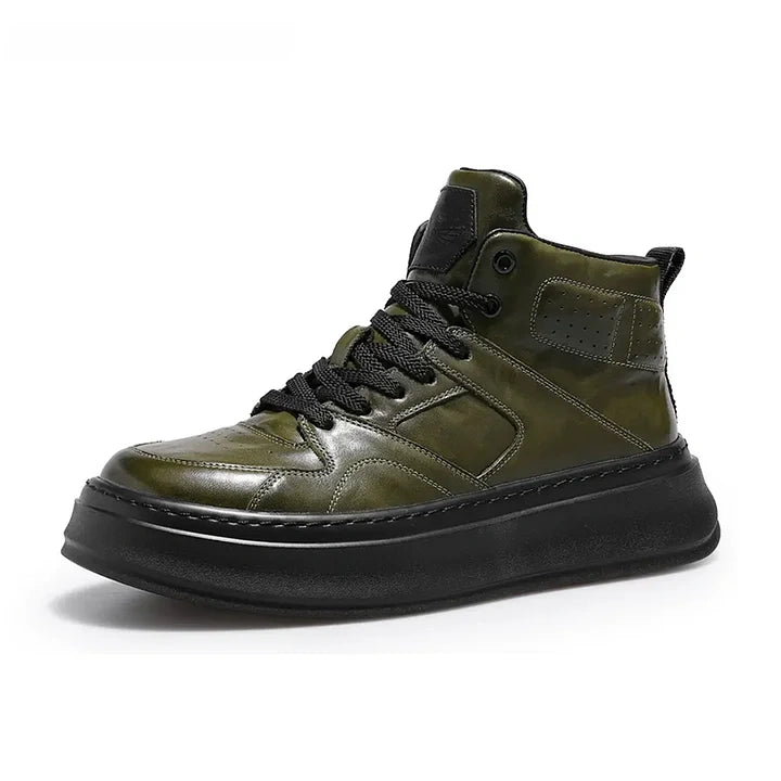 Calveto Vintage Luxury Martin High Top Casual Boots