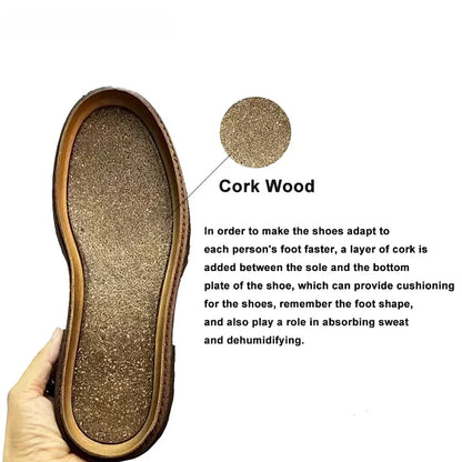 Calveto Handmade Retro Horsehide Zipper English Style Boots