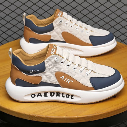 Calveto Retro Casual Sneakers for Sports | Breathable Hollow-out Design