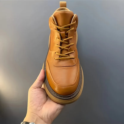 Calveto Handmade Retro Luxury Horsehide Boot