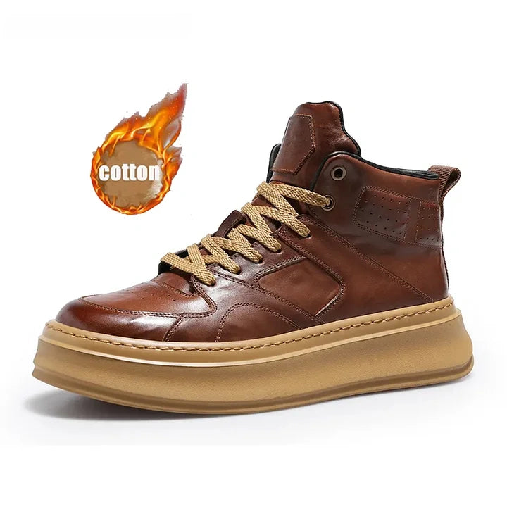Calveto Vintage Luxury Martin High Top Casual Boots