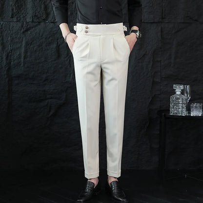 Calveto British Style Business Gentleman Suit Pants