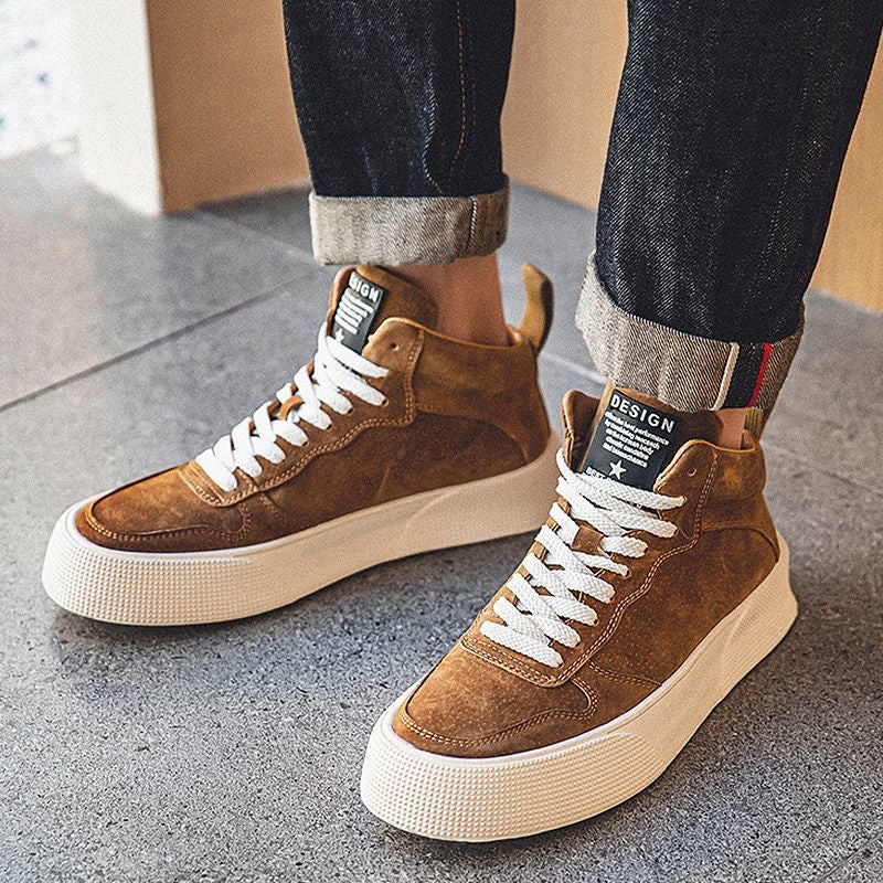 Calveto Handmade Retro Boots Fashion Casual Shoes