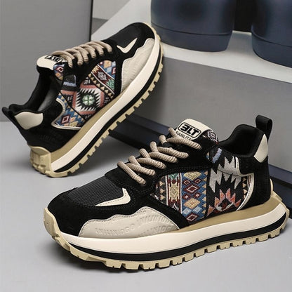 Calveto Handmade Retro Casual Chunky Sneakers | Comfy Versatile Shoes