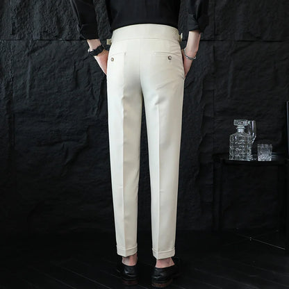 Calveto British Style Business Gentleman Suit Pants