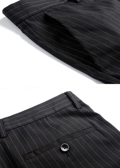 Calveto High-end Pendant Striped Dress Pants