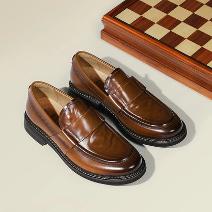 Calveto Patent Leather Handmade Loafers