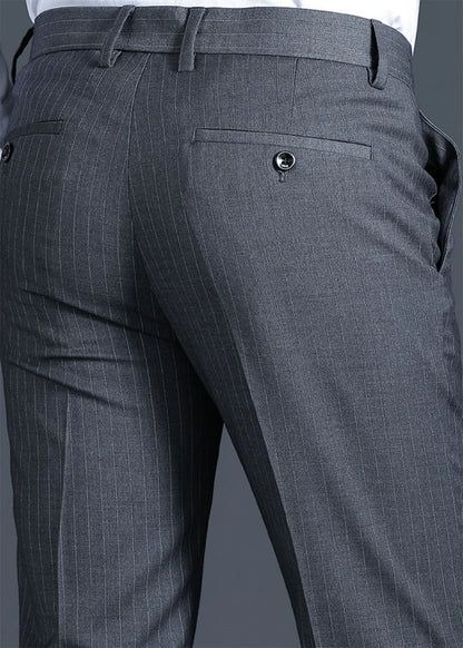 Calveto High-end Pendant Striped Dress Pants