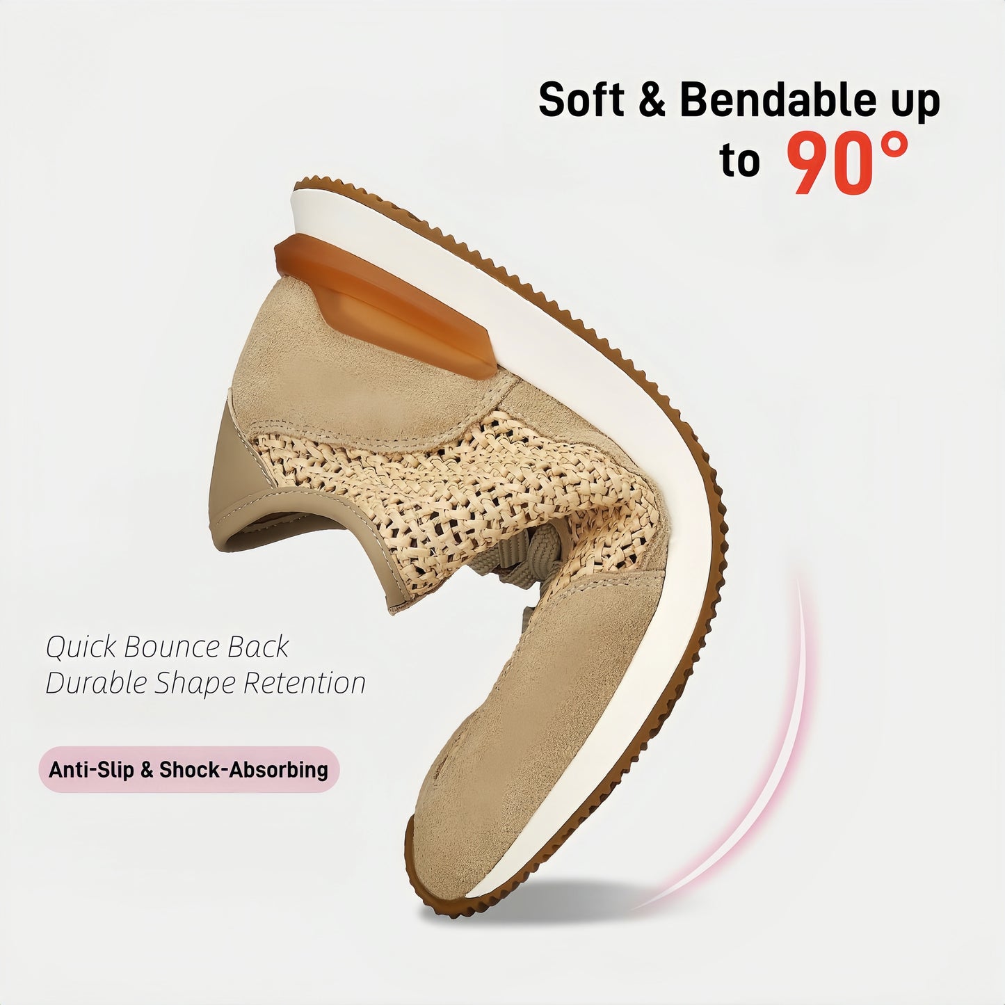 Woven Breathable Mesh Casual Sneakers for Summer 2025 | Genuine Leather & Retro Style