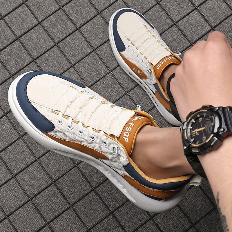 Calveto Retro Casual Sneakers for Sports | Breathable Hollow-out Design