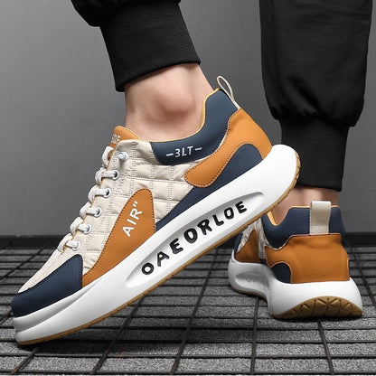 Calveto Retro Casual Sneakers for Sports | Breathable Hollow-out Design