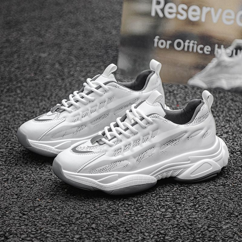 Calveto Thick Sole Trend Luxury Casual Shoes | Men's Breathable Fashion Sneakers