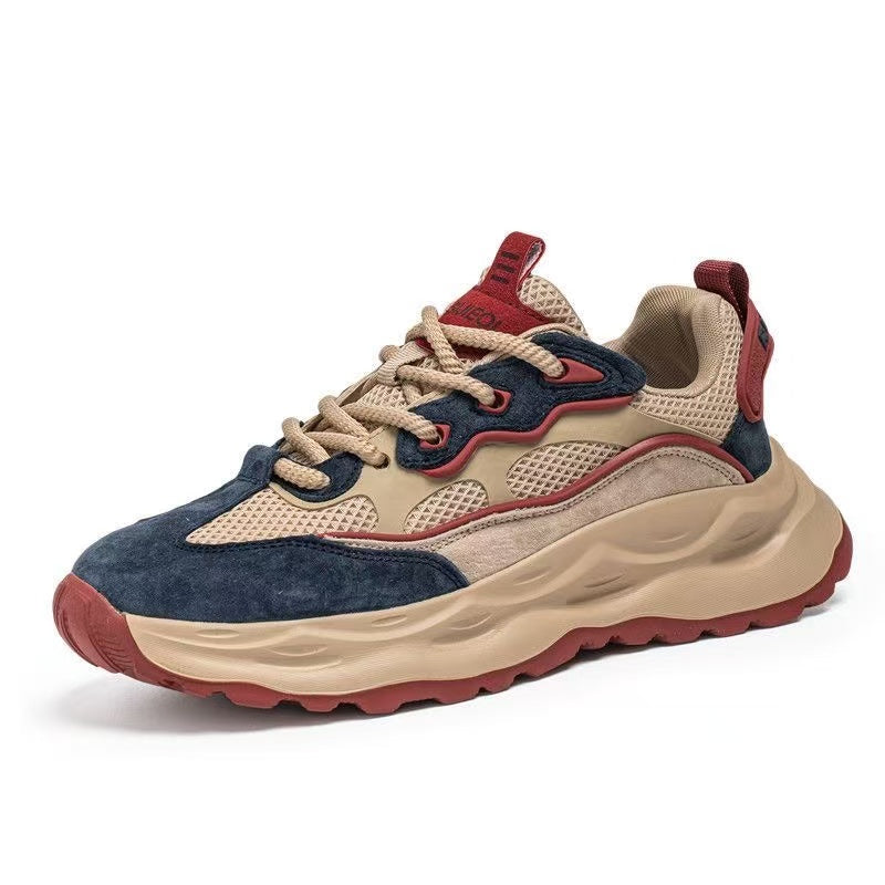Calveto Handmade Retro Chunky Sneakers|Casual Jogging Shoes