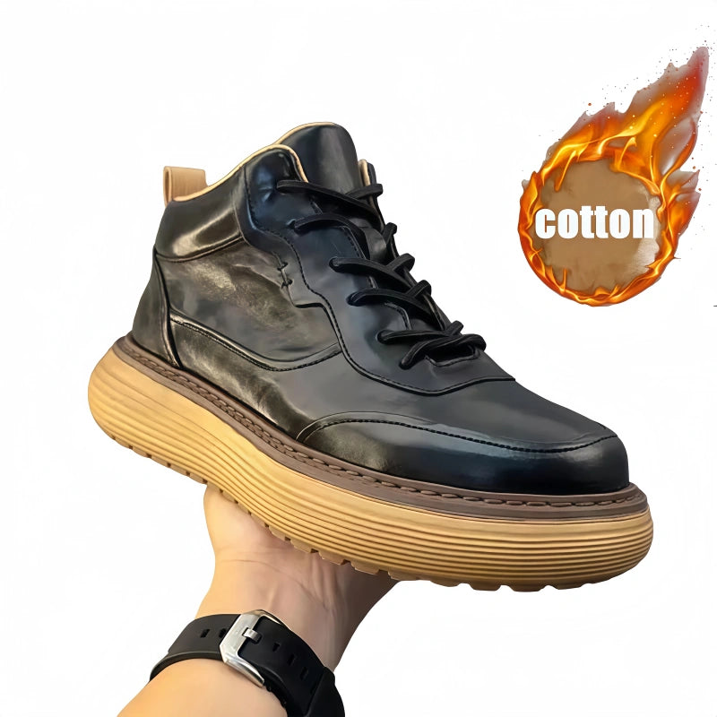 Calveto Handmade Retro Luxury Horsehide Boot