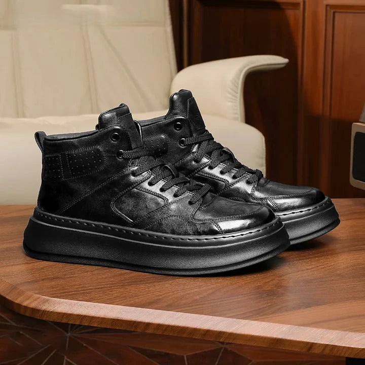 Calveto Vintage Luxury Martin High Top Casual Boots