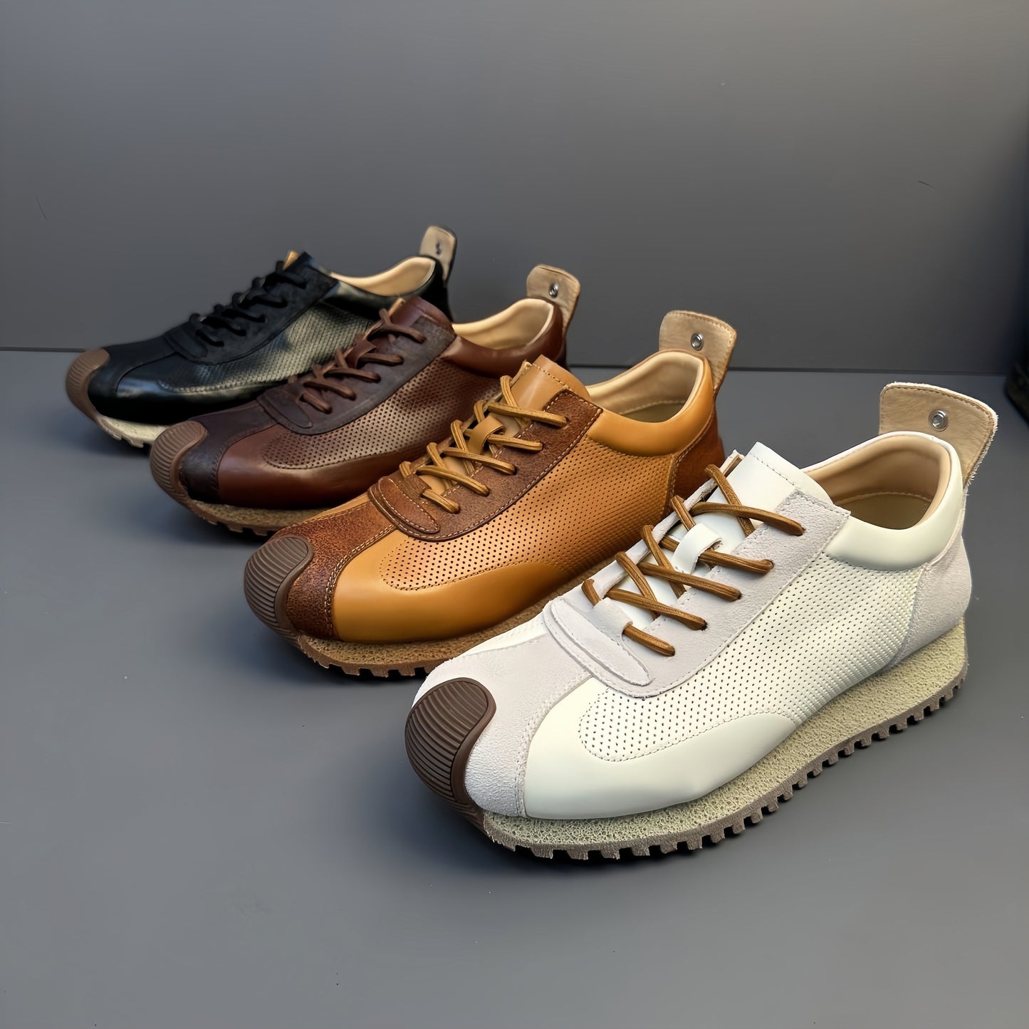 Retro Casual Sneakers with Hollow-Out Design for Summer | Premium Breathable Technology