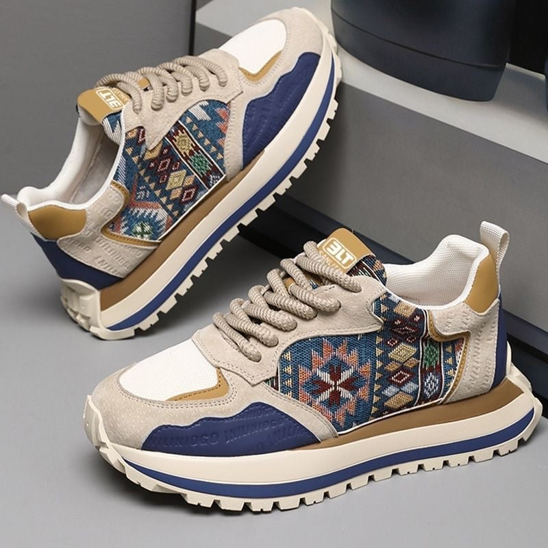 Calveto Handmade Retro Casual Chunky Sneakers | Comfy Versatile Shoes