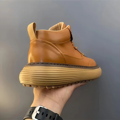 Calveto Handmade Retro Luxury Horsehide Boot