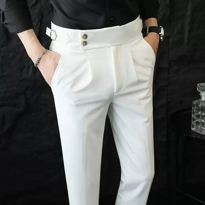 Calveto British Style Business Gentleman Suit Pants