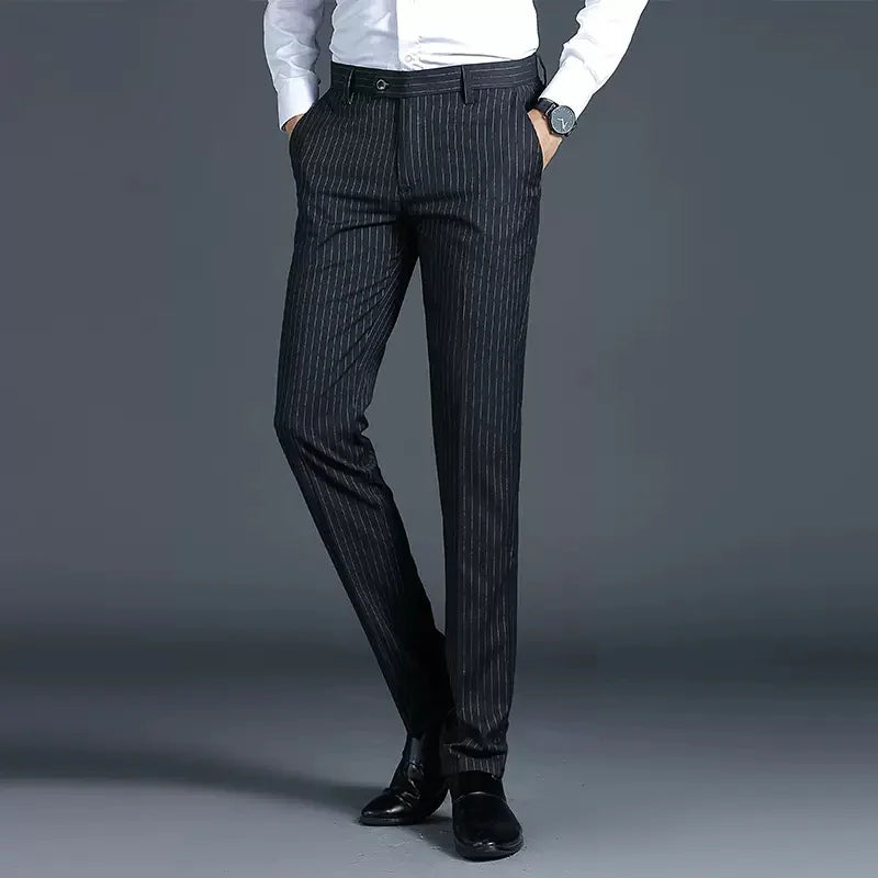 Calveto High-end Pendant Striped Dress Pants