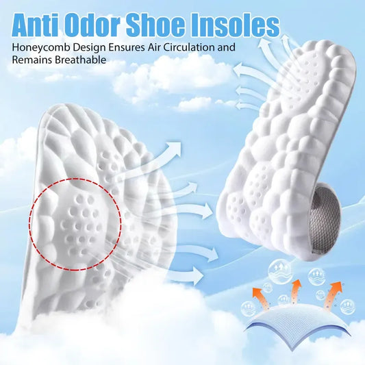 4D Cloud Ultra-Comfort Massage Insoles - Trim to Fit