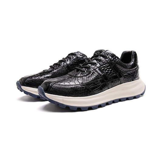 Crafton Heritage Men's Croc Dad Sneakers - Breathable Platform Comfort Casual Shoes