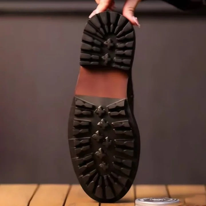 Calveto Fashion Leisure Retro Trend British Boots