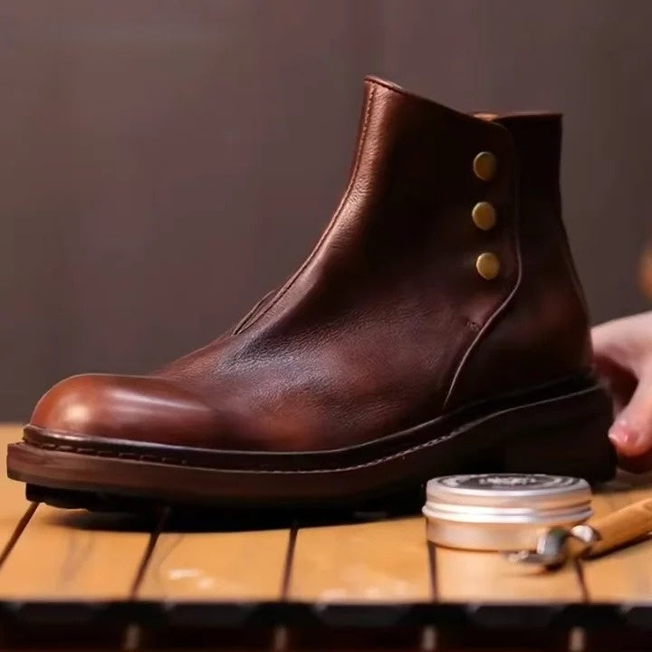 Calveto Fashion Leisure Retro Trend British Boots