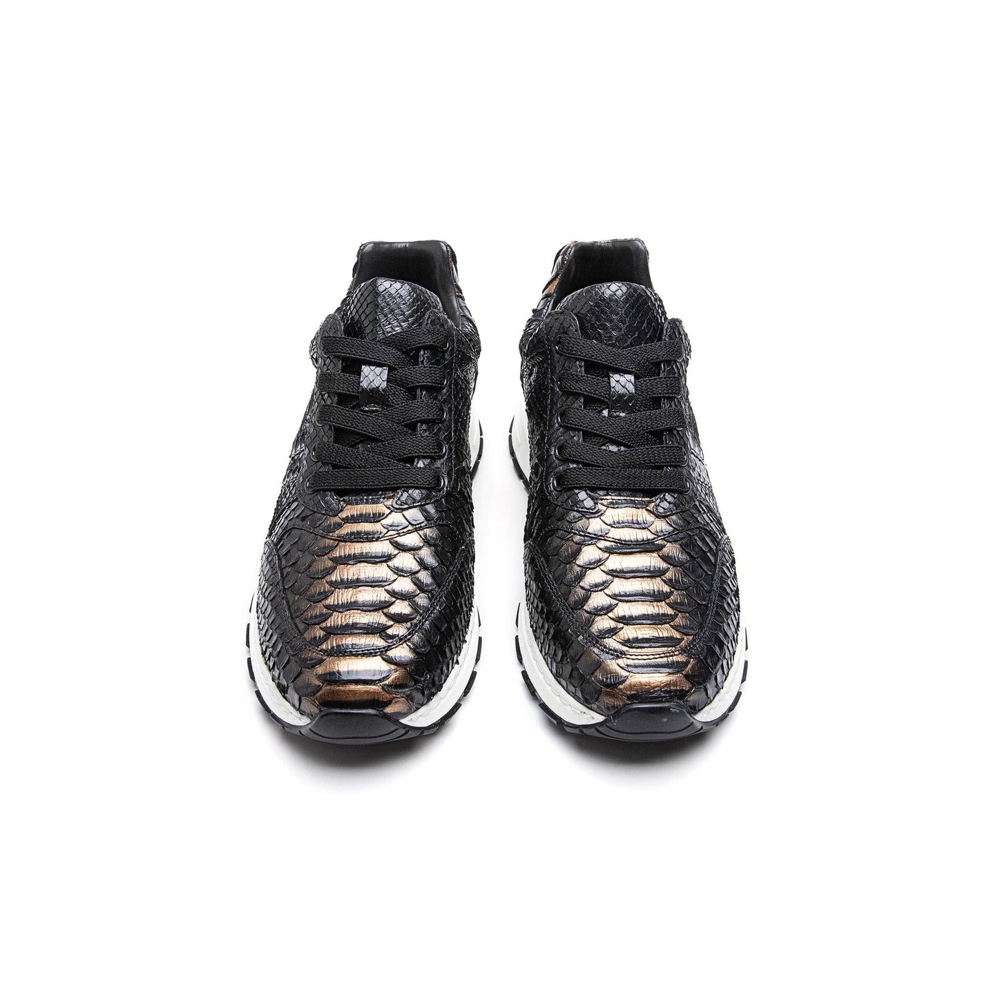 Crafton Heritage Men's Python-Embossed Breathable Sneakers - Summer Anti-Slip Casual Running Shoes