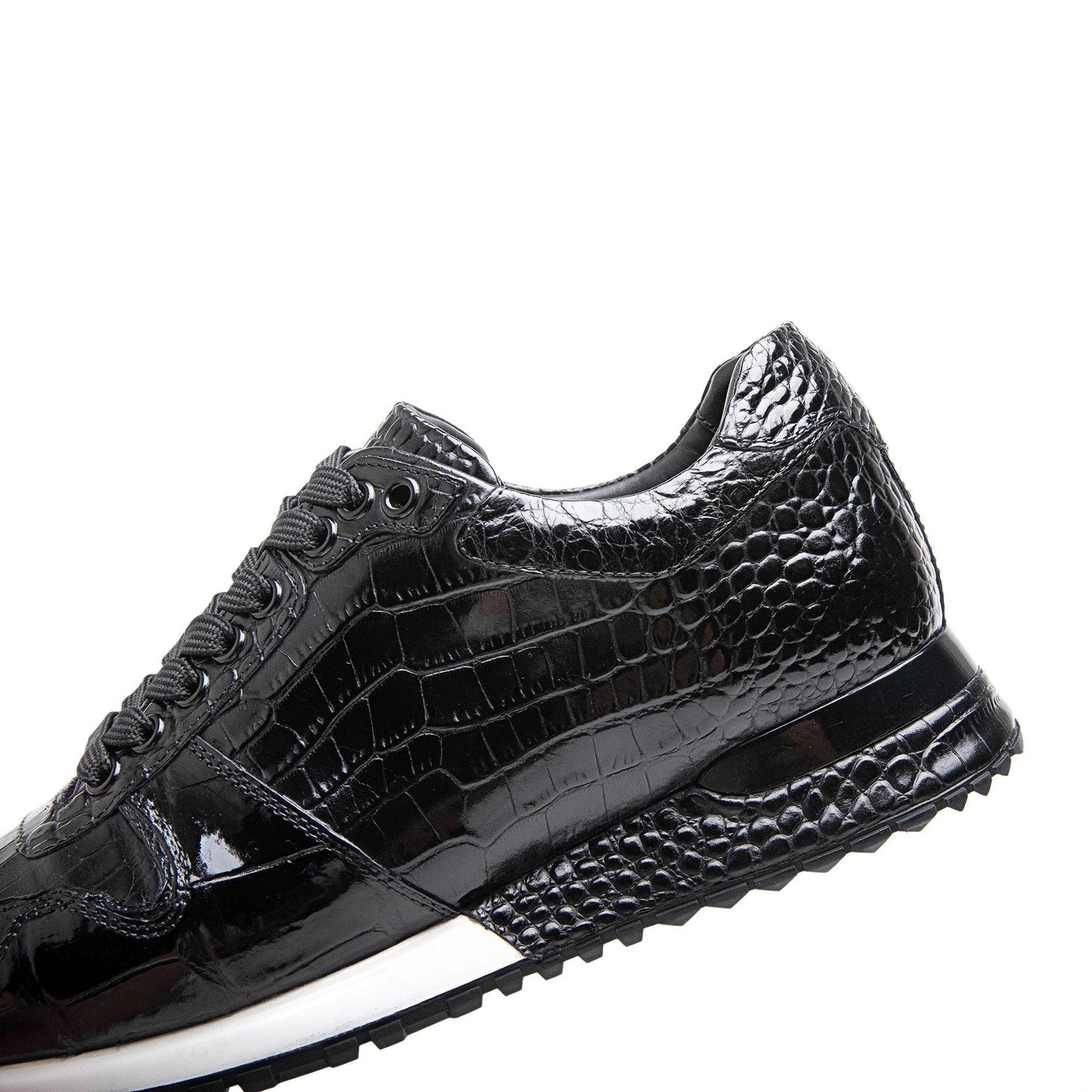Crafton Heritage Men's Premium Croc-Embossed Running Shoes - Breathable Soft Sole Business Casual
