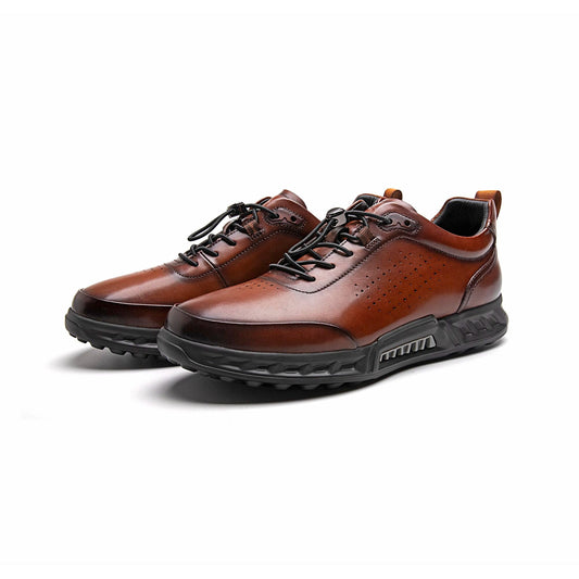 Crafton Heritage Men's Comfortable Breathable Outdoor Running Shoes - Casual Versatile Low-Top Soft Sole Drawstring