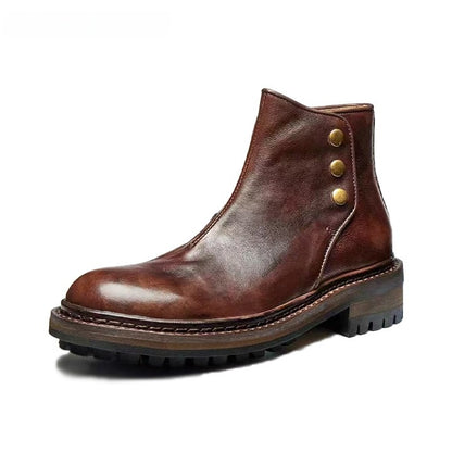 Calveto Fashion Leisure Retro Trend British Boots