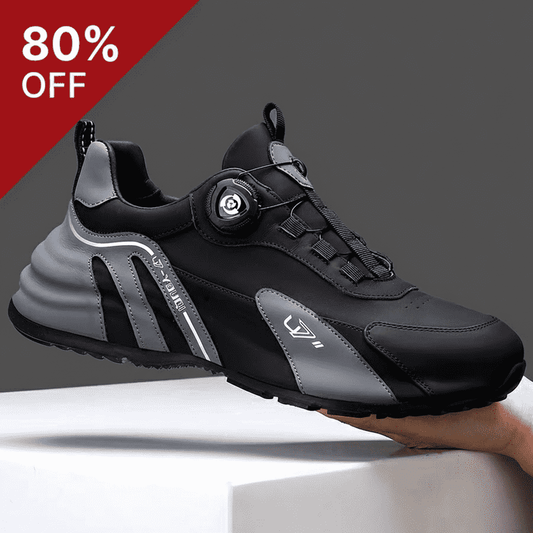 Zapatillas Calveto Chunky de piel flor para hombre | Diseño con hebilla giratoria