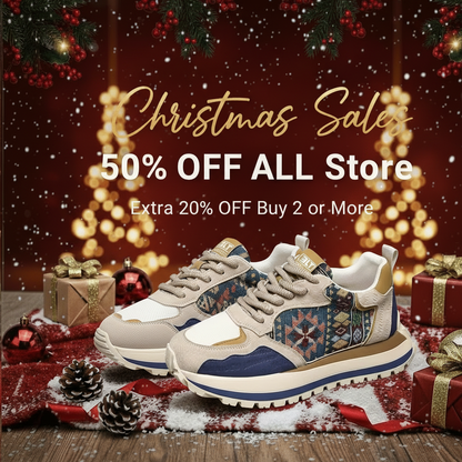 Calveto Handmade Retro Casual Chunky Sneakers | Comfy Versatile Shoes