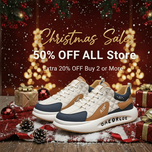 Calveto Retro Casual Sneakers for Sports | Breathable Hollow-out Design